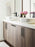 Overton Zinc Brushed Matte Black / Champagne Bronze Cabinet Pull 24