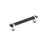 Overton Zinc Brushed Matte Black / Polished Chrome Cabinet Pull 3