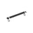 Overton Zinc Brushed Matte Black / Polished Chrome Cabinet Pull 4