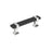 Overton Zinc Brushed Matte Black / Polished Chrome Cabinet Pull 1
