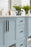 Overton Zinc Brushed Matte Black / Satin Nickel Cabinet Pull 12