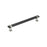 Overton Zinc Brushed Matte Black / Satin Nickel Cabinet Pull 2