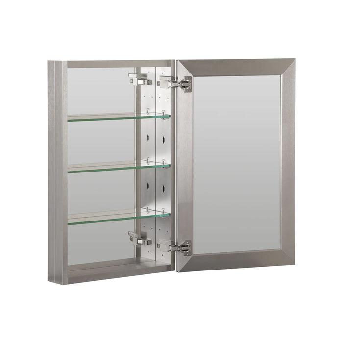 Aluminum Brushed Nickel Medicine Cabinet Brushed Nickel 3