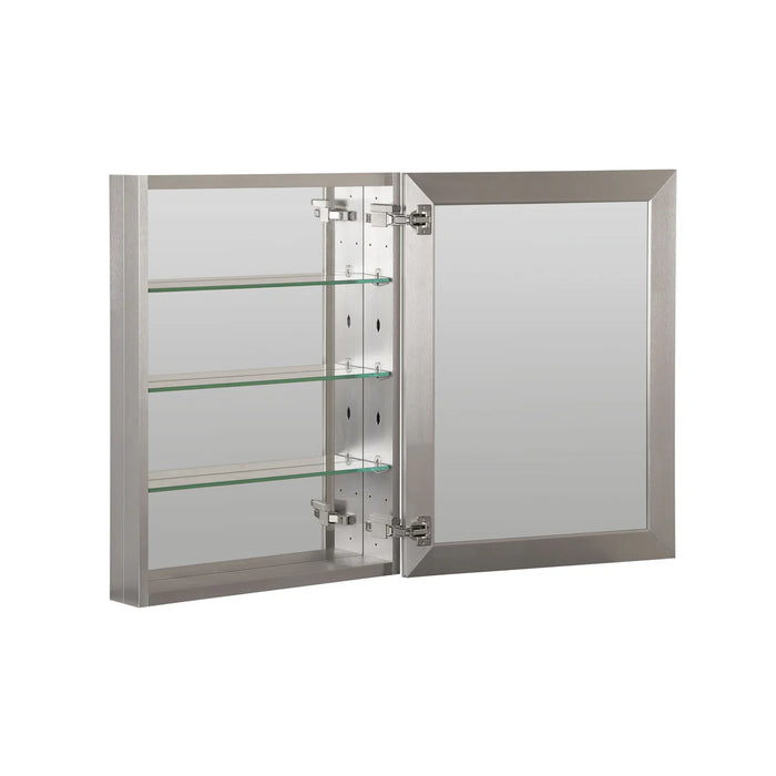 Aluminum Brushed Nickel Medicine Cabinet Brushed Nickel 3