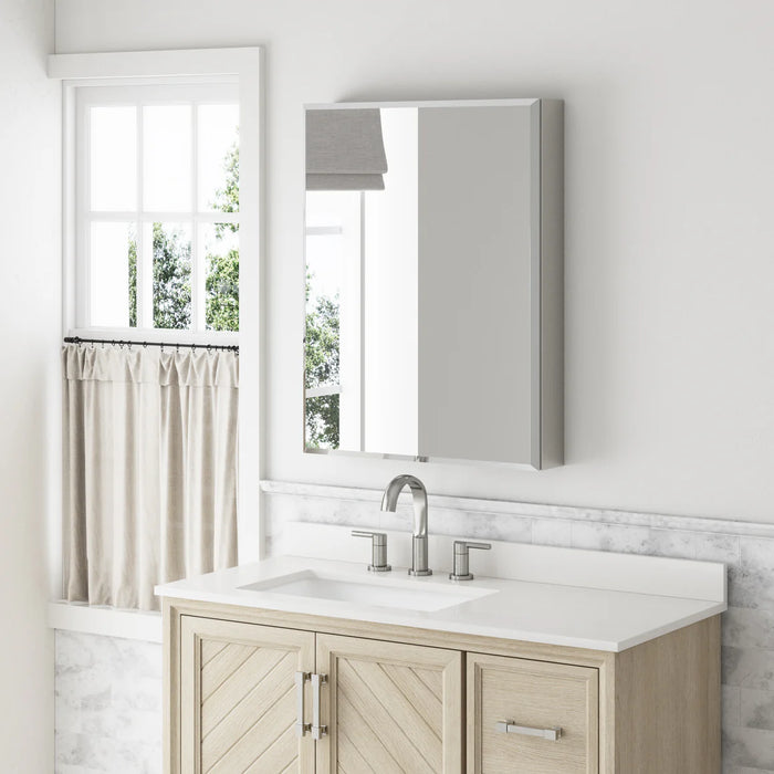 Aluminum Brushed Nickel Medicine Cabinet Brushed Nickel 5