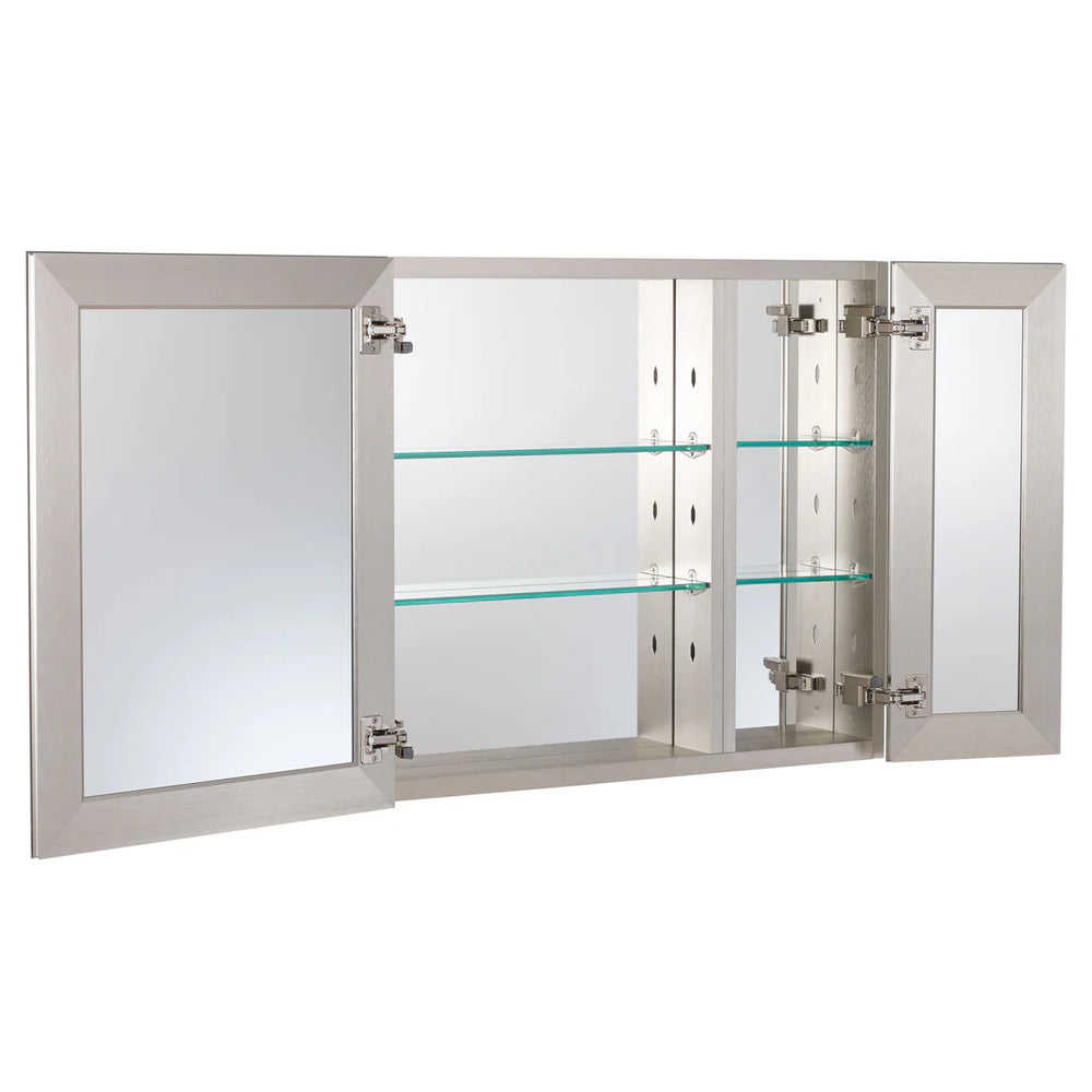 Aluminum Brushed Nickel Medicine Cabinet Brushed Nickel 3
