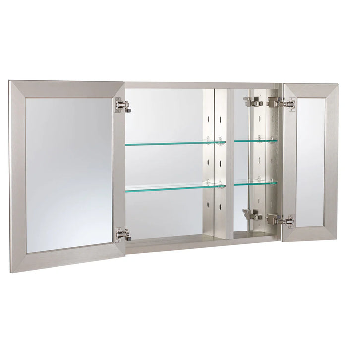 Aluminum Brushed Nickel Medicine Cabinet Brushed Nickel 3