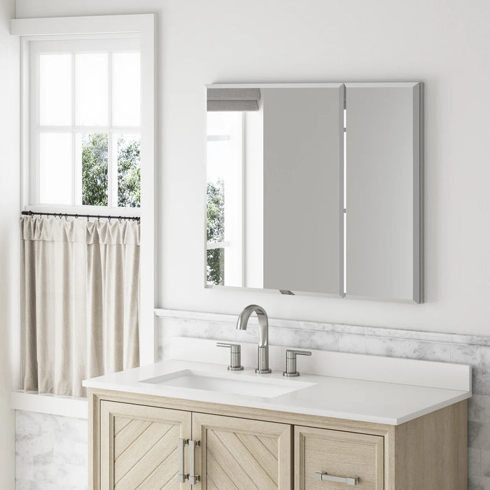 Aluminum Brushed Nickel Medicine Cabinet Brushed Nickel 4