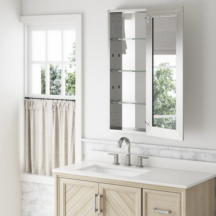 Aluminum Brushed Nickel Medicine Cabinet Brushed Nickel 7