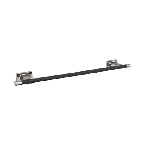 Esquire Zinc & Stainless Steel Brushed Nickel / Oil Rubbed Bronze Towel Bar 1