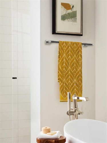 Esquire Zinc & Stainless Steel Brushed Nickel / Oil Rubbed Bronze Towel Bar 9