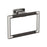 Esquire Zinc & Stainless Steel Brushed Nickel / Oil Rubbed Bronze Towel Ring 1
