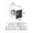Glacio Zinc & Acrylic Clear / Brushed Nickel Hook 2