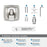 Stature Zinc Brushed Nickel Hook 3