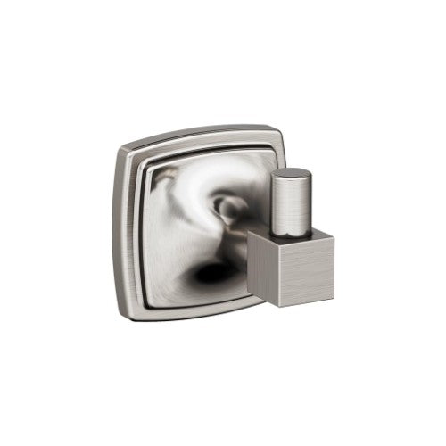 Stature Zinc Brushed Nickel Hook 1