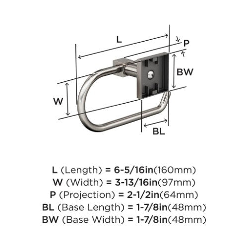 Appoint Zinc Brushed Nickel Toilet Paper Holder 2