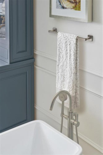 Appoint Zinc & Stainless Steel Brushed Nickel Towel Bar 12