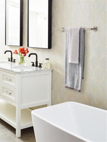 Appoint Zinc & Stainless Steel Brushed Nickel Towel Bar 10