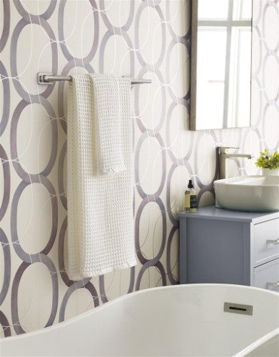 Bronx Zinc & Stainless Steel Brushed Nickel Towel Bar 9