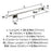 Bronx Zinc & Stainless Steel Brushed Nickel Towel Bar 6