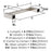 Monument Zinc & Stainless Steel Brushed Nickel Towel Bar 4