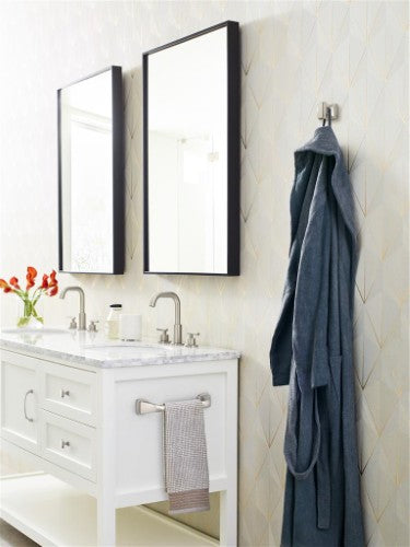 Revitalize Zinc & Stainless Steel Brushed Nickel Towel Bar 8