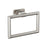 Bronx Zinc & Stainless Steel Brushed Nickel Towel Ring 1