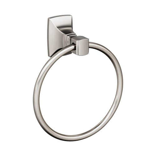 Highland Ridge Zinc & Stainless Steel Brushed Nickel Towel Ring 1