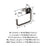 Mulholland Zinc Brushed Nickel Towel Ring 2
