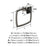 Revitalize Zinc Brushed Nickel Towel Ring 2