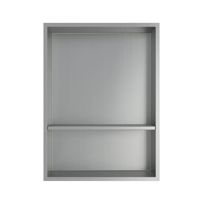 Stainless Steel Brushed Stainless Shower Niche Brushed Stainless 2