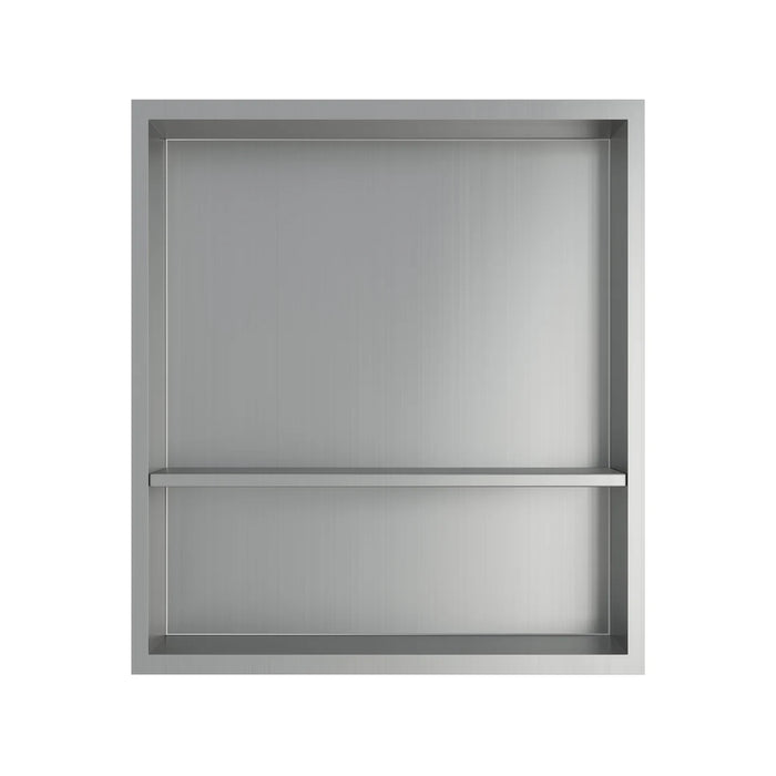 Stainless Steel Brushed Stainless Shower Niche Brushed Stainless 2