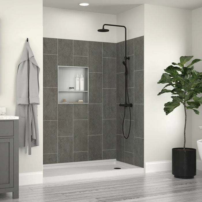 Stainless Steel Brushed Stainless Shower Niche Brushed Stainless 10