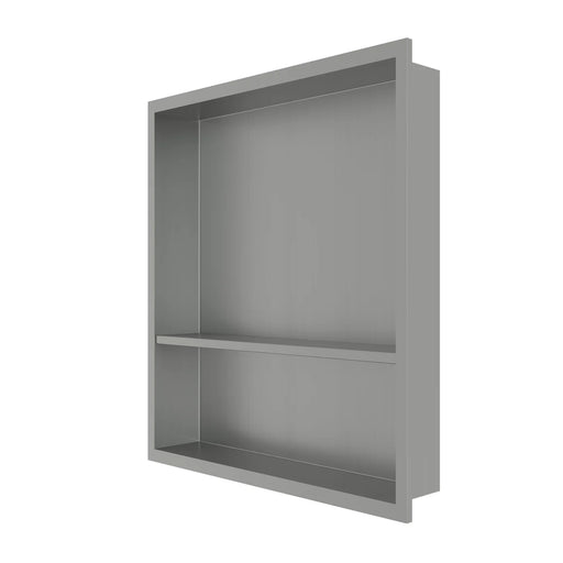 Stainless Steel Brushed Stainless Shower Niche Brushed Stainless 1