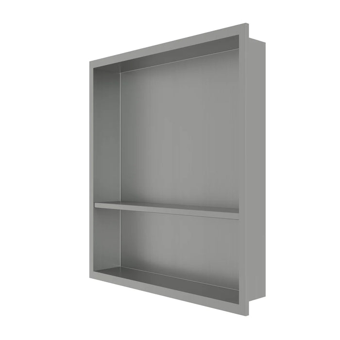 Stainless Steel Brushed Stainless Shower Niche Brushed Stainless 1