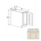 Classic Style Wood Charleston White Base Cabinet Charleston White 1