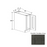 Double Shaker Style Wood Smokey Gray Base Cabinet Smokey Gray 1