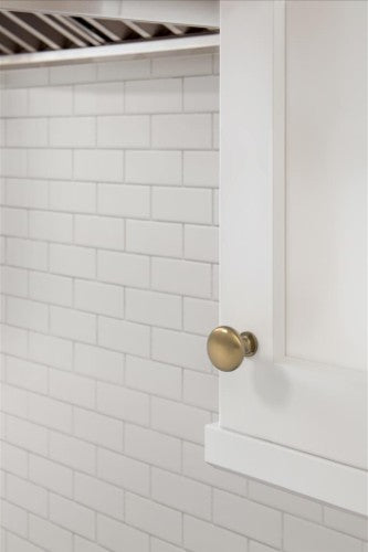 Edona Zinc Burnished Brass Cabinet Knob 6