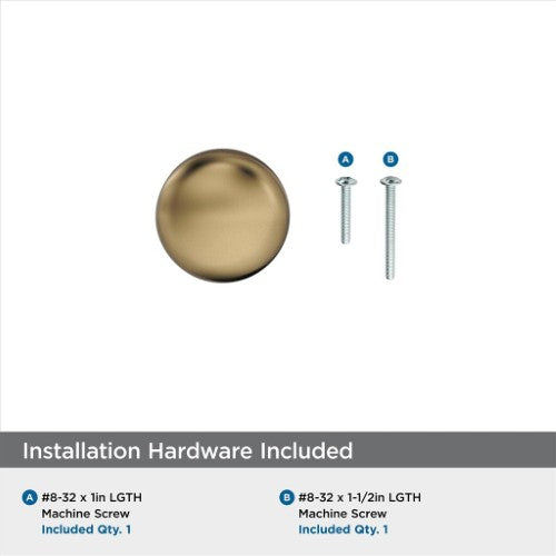 Edona Zinc Burnished Brass Cabinet Knob 4