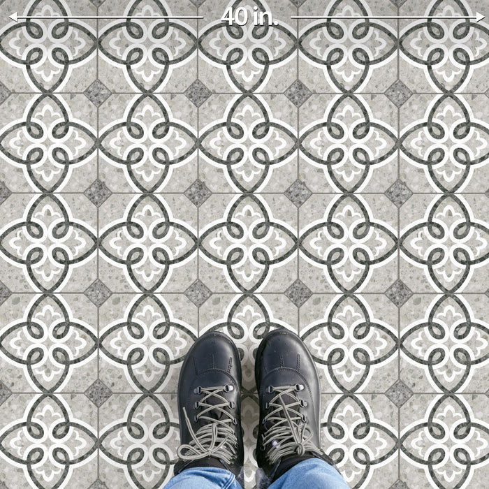 Riviera Porcelain Octagon Garde Gris Tile Matte 6