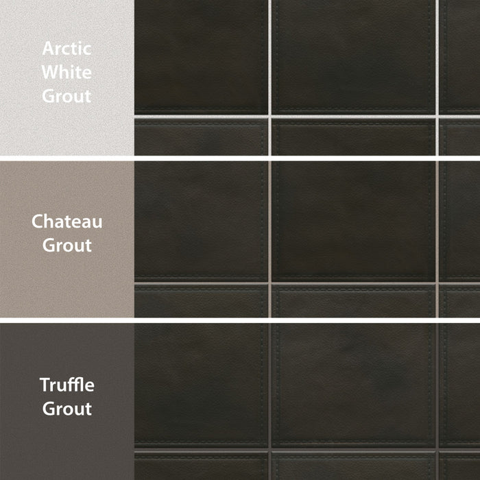 Saddle Ceramic Tanned Black Tile Satin 5