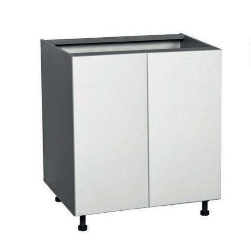 Wallkitchens Wood White Glossy Base Cabinet White Glossy 1