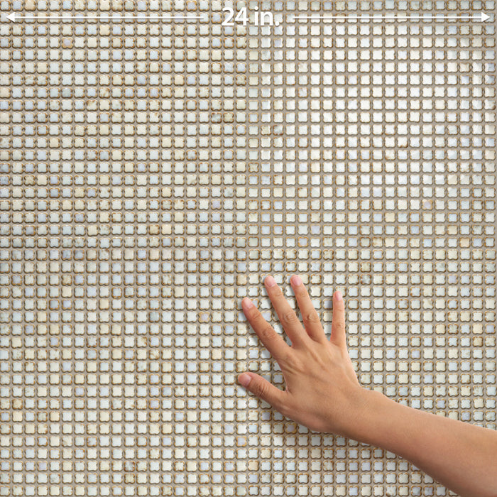 Fioretti Porcelain Glossy Beige Mosaic Glossy 6