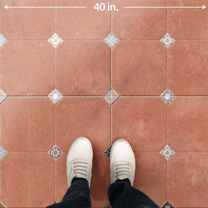 Manises Porcelain Décor Cuero Tile Matte 7