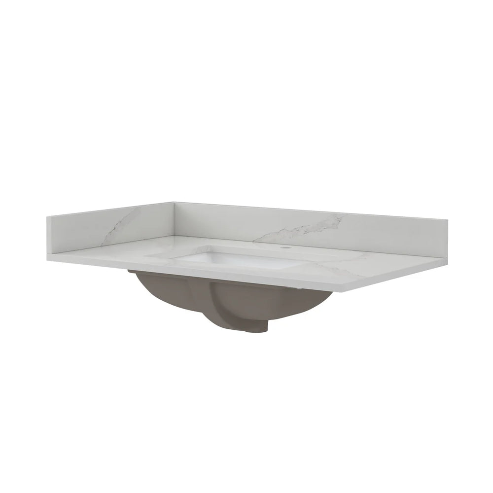 Quartz Calacatta Bianco Vanity Top Calacatta Bianco 1