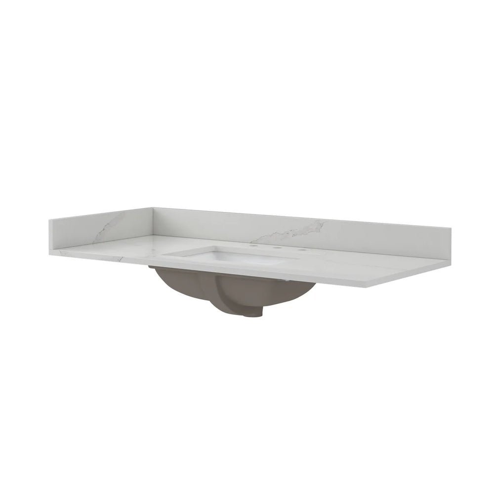 Quartz Calacatta Bianco Vanity Top Calacatta Bianco 1