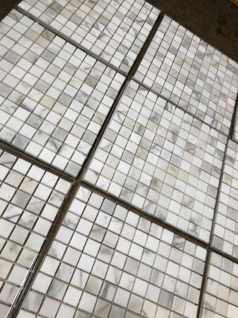 Calacatta Gold Marble Mosaic Polished 3