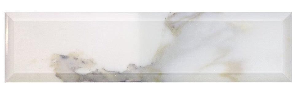 Calacatta Gold Beveled Marble Tile Polished 1