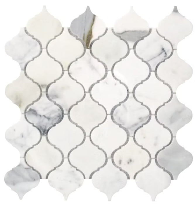 Calacatta Gold Marble Mosaic Polished 1