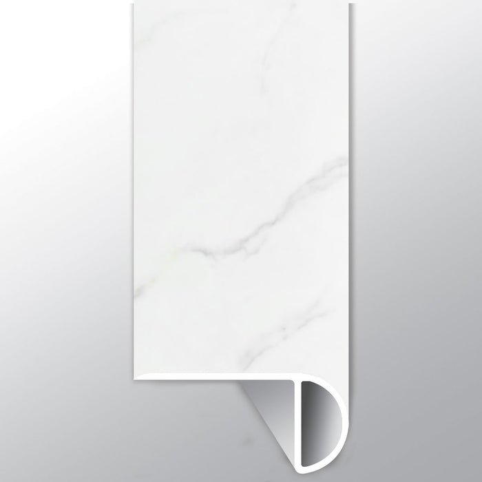 Trecento Calacatta Marbello Luxury Vinyl Moulding / Trim - 2.23" x 94" Overlapping Stair Nose